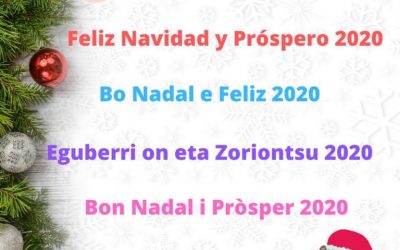 Feliz Navidad y Próspero 2020