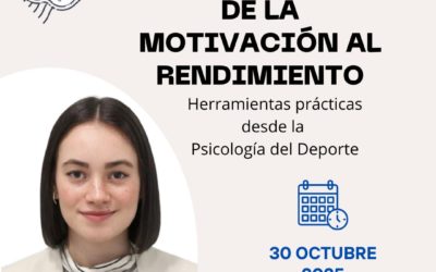 «De la Motivación al Rendimiento», charla gratuita on line, 30 octubre, 16 horas